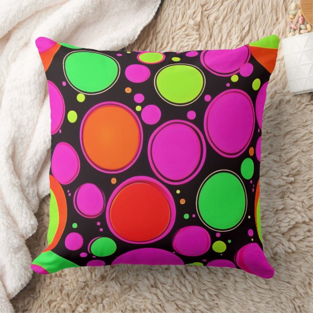 Almofada Neon Dot Party (Cobertor)