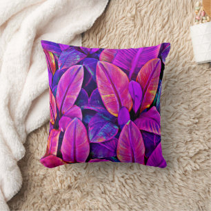 Almofada Neon Elegance Vivid Leaf Radiance