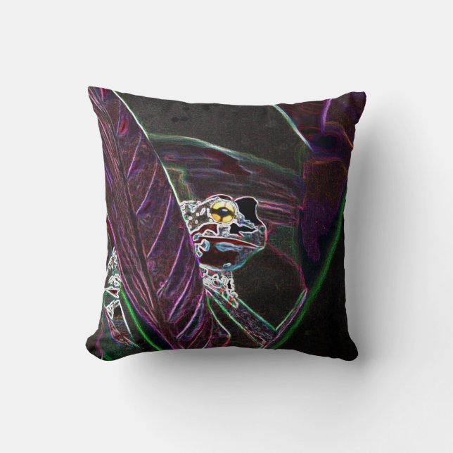 Almofada Neon Froggy Travesseiro (Frente)