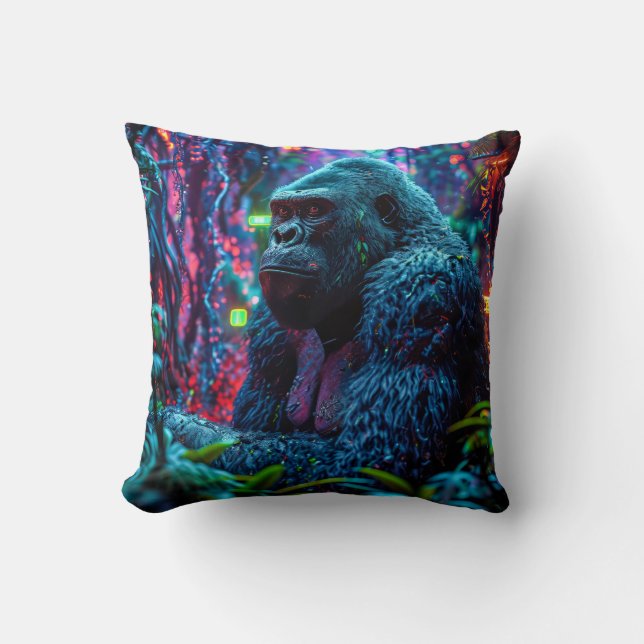 Almofada Neon Gorilla (Frente)