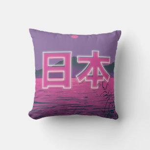 Almofada Neon Japonês