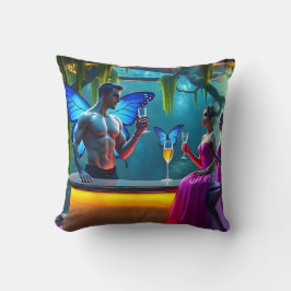 Almofada Neon Nights Butterfly Bar coquetel