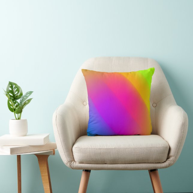 Almofada Neon Rainbow 16x16 (Cadeira)