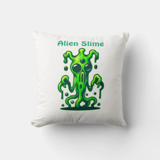 Almofada Neon Slime Monster - Legal Alienígena assustadora