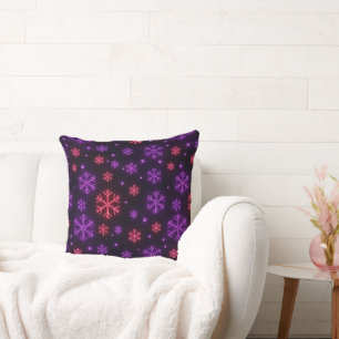 Almofada Neon Snowflakes