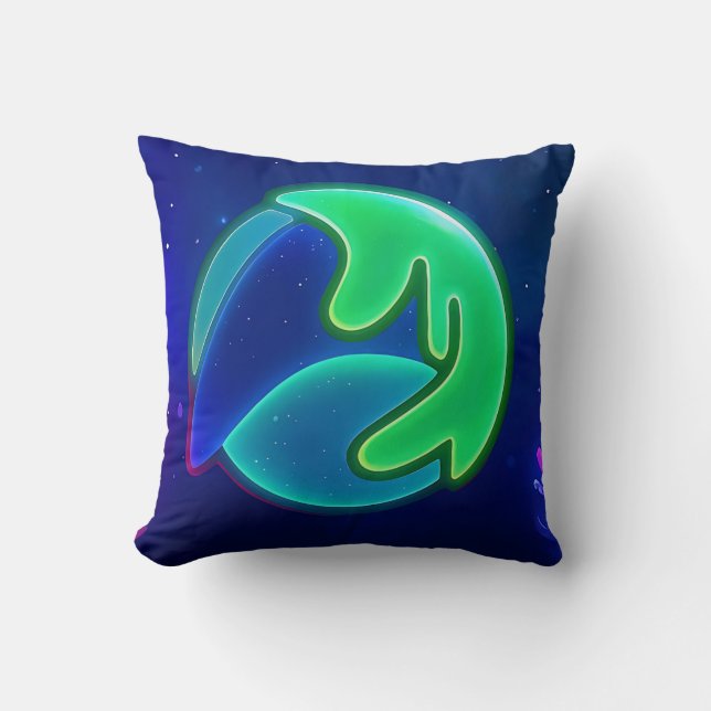 Almofada Neonpacks Throw Pillow (Frente)