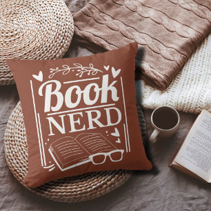 Almofada Nerd Engraçado Citação do Travesseiro decorativo T