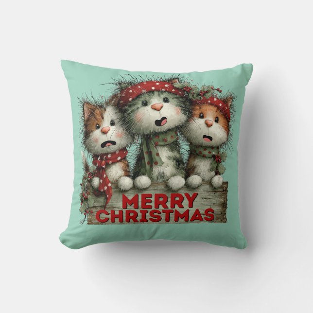 Almofada Nerry Christmas Cats (Frente)