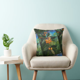 Almofada Nêsperas em pintura de primavera de abril por Alfr