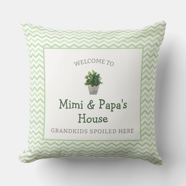 Almofada Netos Malditos Aqui Avós Personalizados (Frente)