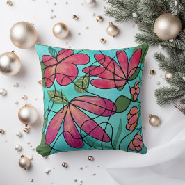 ALMOFADA NEUROGRÁFICO FLORES DE PRIMAVERA