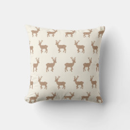 Almofada Neutral Reindeer Boho Winter Modern Farmhouse
