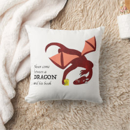 Almofada Never come between a dragon and his book