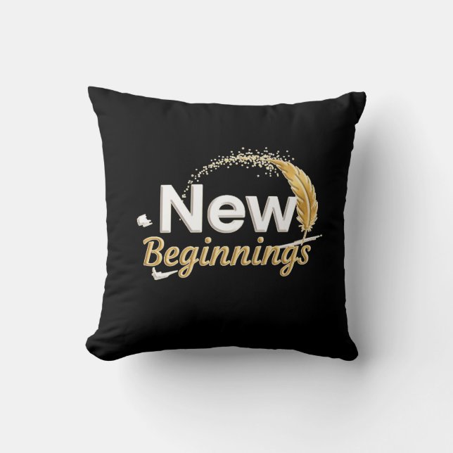 Almofada New Beginnings / Cojín Nuevos Comienzos (Frente)