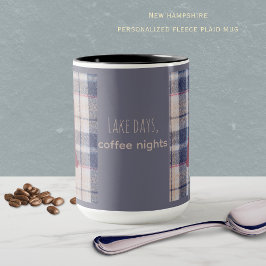 Almofada New Hampshire Plaid | New England Throw Pillow