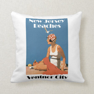 Almofada New-jersey encalha a cidade de Ventnor do ~
