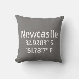 Almofada Newcastle NSW Latitude e Longitude