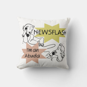 Almofada Newsflash Eu sou uma Abuela Gifts