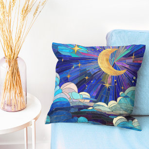 Almofada Night Sky - Digital Art Mosaico