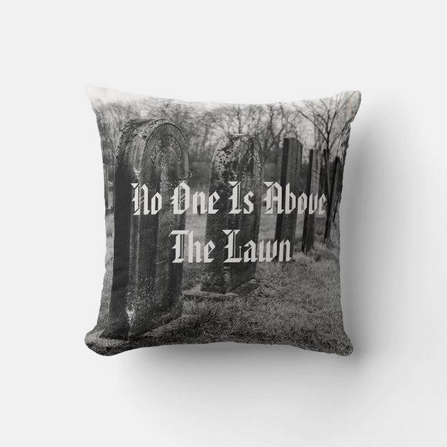 Almofada Ninguém Está Acima Do Lado (Frente)