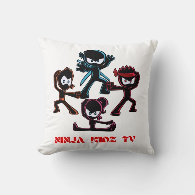 Almofada Ninja, travesseiro de tv infantil. (Frente)