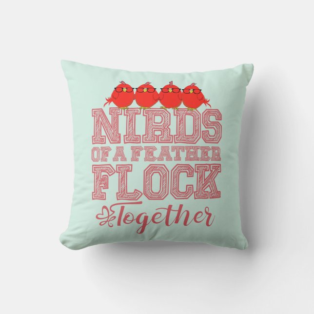 Almofada Nirds de uma pena (Frente)