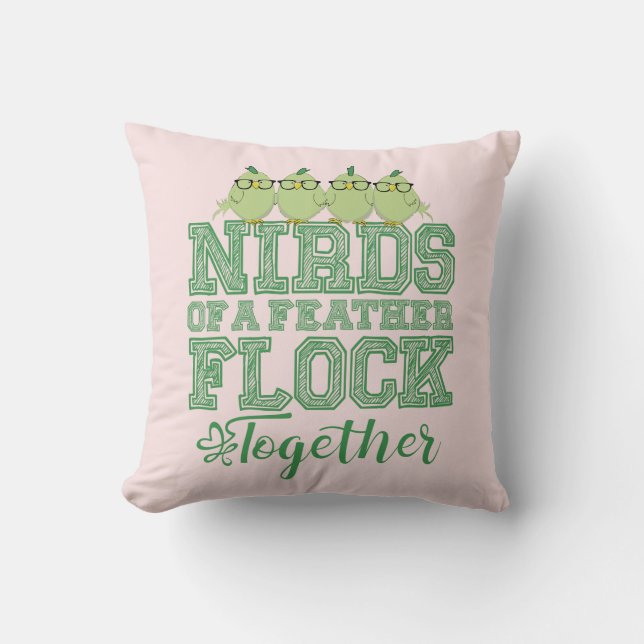 Almofada Nirds de uma pena (Frente)