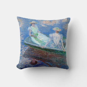 Almofada No barco, Monet