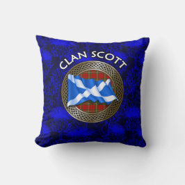 Almofada Nó e Bandeira do Tartan do Clã Scott