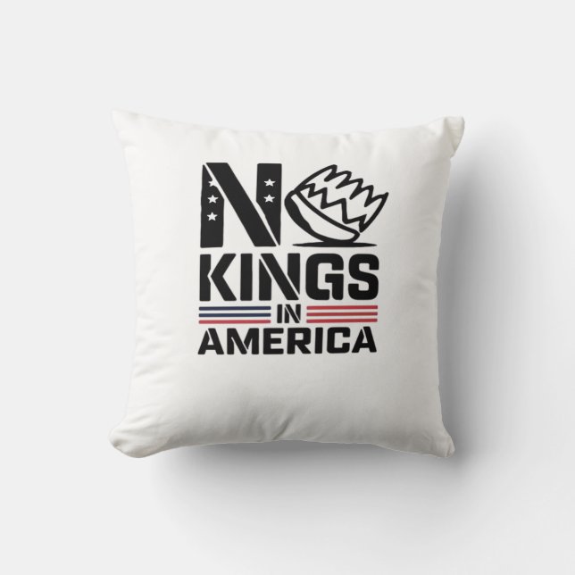 Almofada No Kings In America Baby Creative Style (Frente)