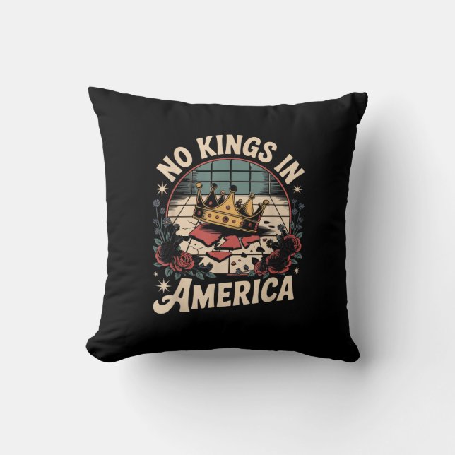 Almofada No Kings In America Retro Classic (Frente)
