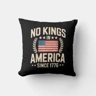 Almofada No Kings In America Since 1776 Casual Cool Design