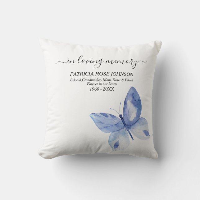 Almofada No Loving Memory Butterfly Tribute (Frente)