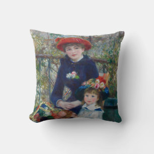Almofada No Terraço, Retrato Impressionista, Renoir
