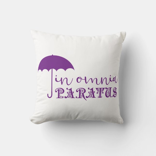 Almofada No travesseiro decorativo de Omnia Paratus (Frente)