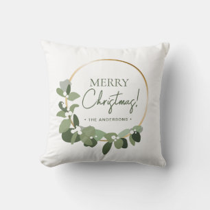 Almofada Noite de Natal da Família Moderna, Feliz Natal