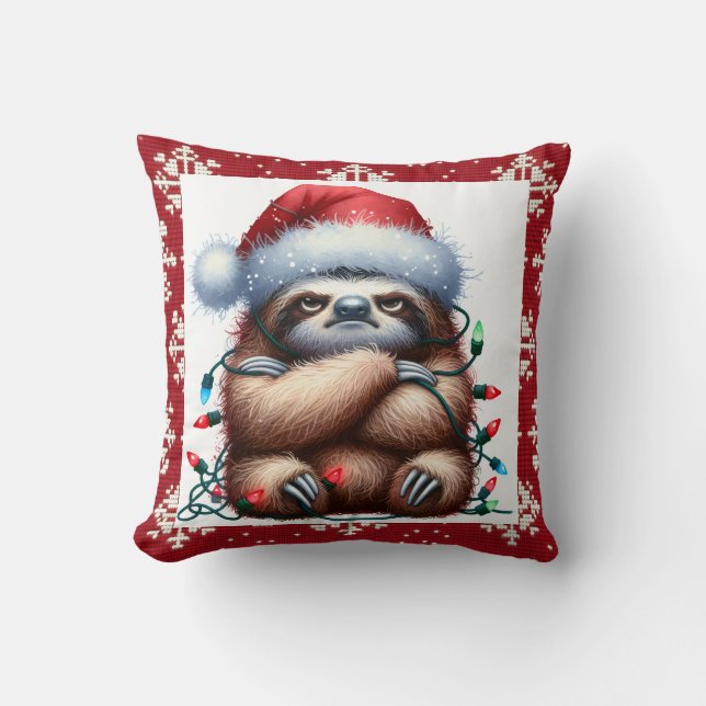 Almofada Noite de Natal travessa (Frente)