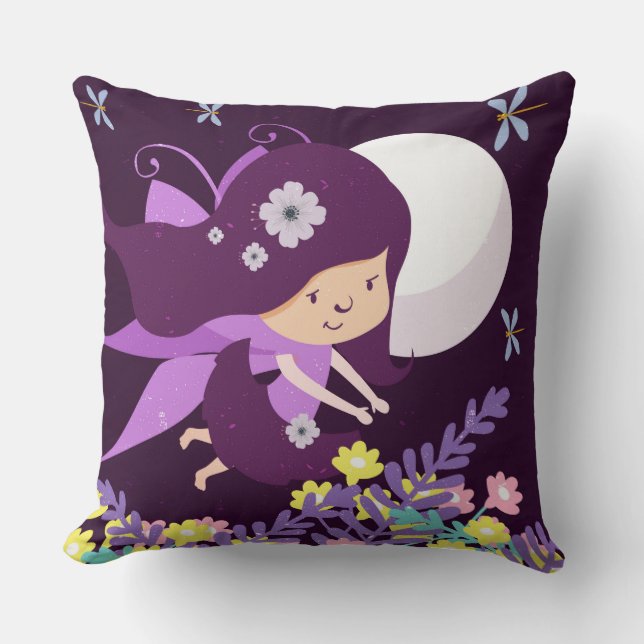 Almofada Noite De Travesseiro Decorativo Mágico (Frente)