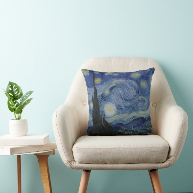 Almofada Noite Estrelada - Van Gogh (Cadeira)