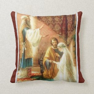Almofada Noivo católico da noiva de Joseph da Virgem Maria