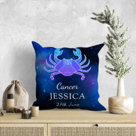 Almofada Nome com sinal Zodiac Travesseiro decorativo de Pr