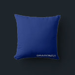 Almofada Nome da cor azul do Dragonfly<br><div class="desc">Nome da cor azul do Dragonfly</div>