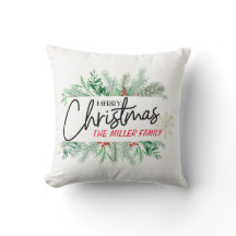 Nome da Família de Feliz Natal Moderno Personaliza