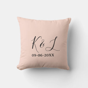 Almofada nome da letra do casal de casamento data fundo pas