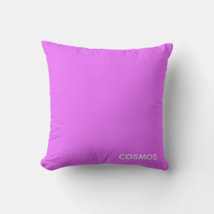 Almofada Nome de cor roxa do Cosmos