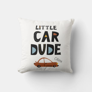 Almofada Nome do Homem de Carro Pequeno