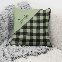 Almofada Nome do Padrão de Verificação de Xadrez do Buffalo