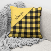Nome do padrão xadrez de búfalo amarelo moderno