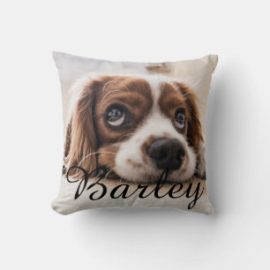 Almofada Nome e Foto Simples e Elegante de Pet Chic