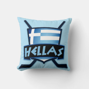 Almofada Nome E Logotipo De Hóquei Na Grécia